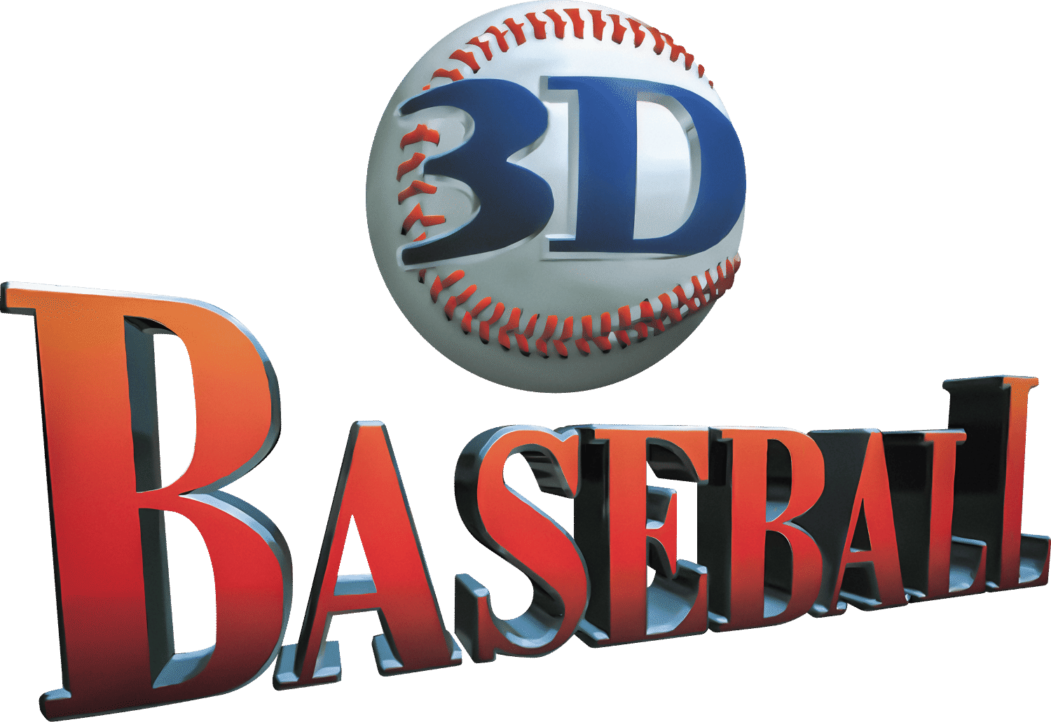 3D Baseball logo for Playstation